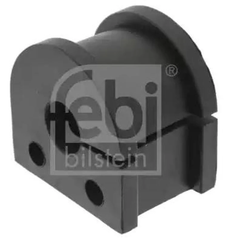 Image of FEBI BILSTEIN 101295 Stabilizer Bushes Rear Axle, Rubber Rubber Anti-roll Bar Bush Kit (1334)