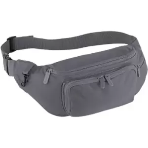 image of Belt Bag - 2 Litres (Pack of 2) (One Size) (Graphite Grey) - Quadra