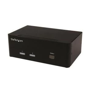 image of StarTech 2 port Kvm Switch With Dual VIDA USB 2.0