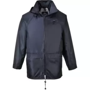 image of Classic Mens Rain Jacket Navy 4XL