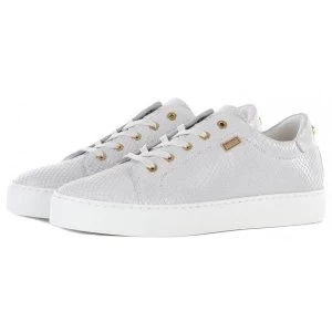 Image of Barbour International Womens Kaylee Shoes White Snake 4