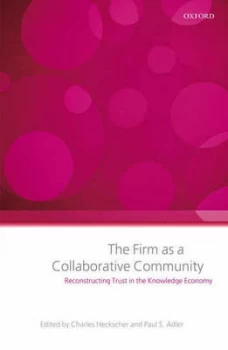 Image of The Firm As a Collaborative Community by Charles Heckscher Hardback