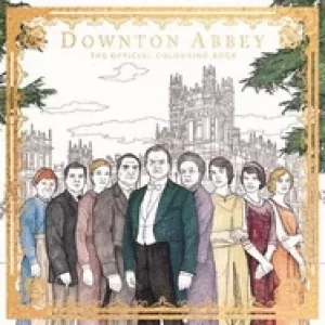 Image of downton abbey the official colouring book