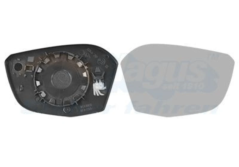 Image of VAN WEZEL Wing mirror glass VAN WEZEL 0989838
