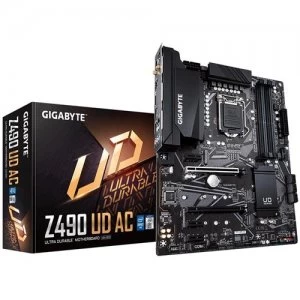 image of Gigabyte Z490 UD AC Intel Socket LGA1200 H5 Motherboard