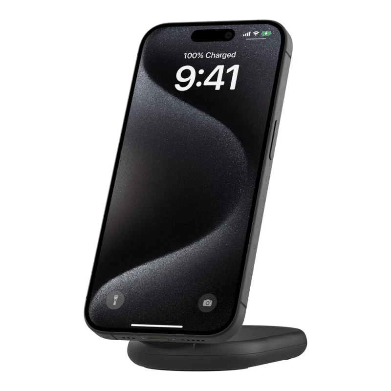 Image of Belkin BoostCharge Headphones, Smartphone Black USB Wireless charging Fast charging Indoor WIB007HQBK