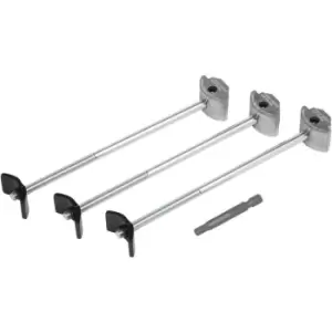 image of Trend - ZIP/170/3 Zipbolt 170Mm Pack Of Three With Hex Bit