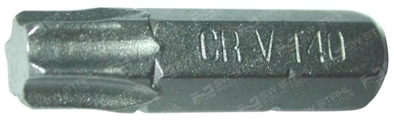 Image of SW-Stahl TBO/4-T20 Screwdriver Bit Chrome Vanadium Steel, Torx Chrome Vanadium Steel Screwdriver Bit (5514)