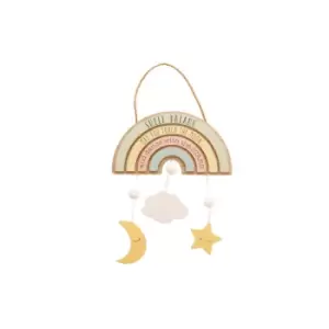 Image of Petit Cheri Rainbow Hanging Plaque Sweet Dreams