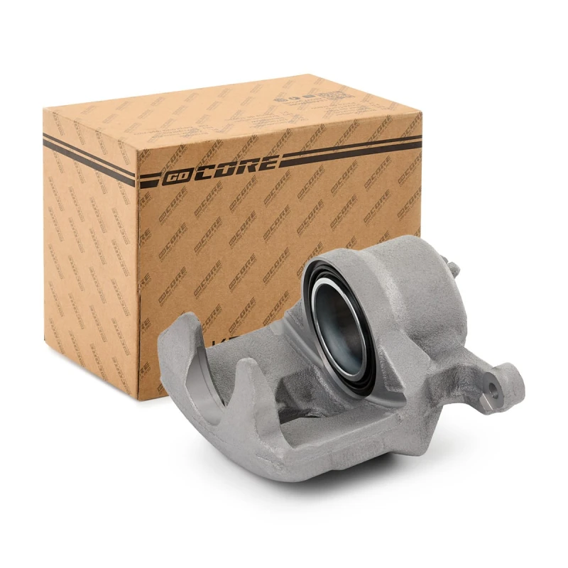 Image of goCORE GCG80153 Brake caliper Front Axle, without holder Grey Cast Iron, Cast Iron Brake Caliper (78)