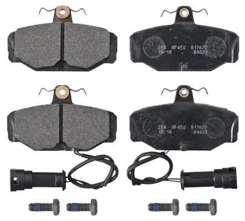 Image of A.B.S. 36170 Brake pad set with integrated wear sensor Brake Pad Set,disc brake (402)