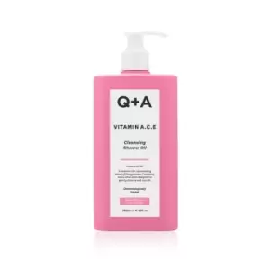 image of Q+A Vitamin A.C.E Cleansing Shower Oil