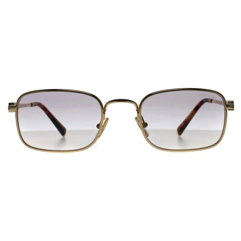 Image of Miu Miu Miu Miu Women Rectangle Gold Dark Grey to Clear Gradient MU53AS Gold One Size Female 8056262471807
