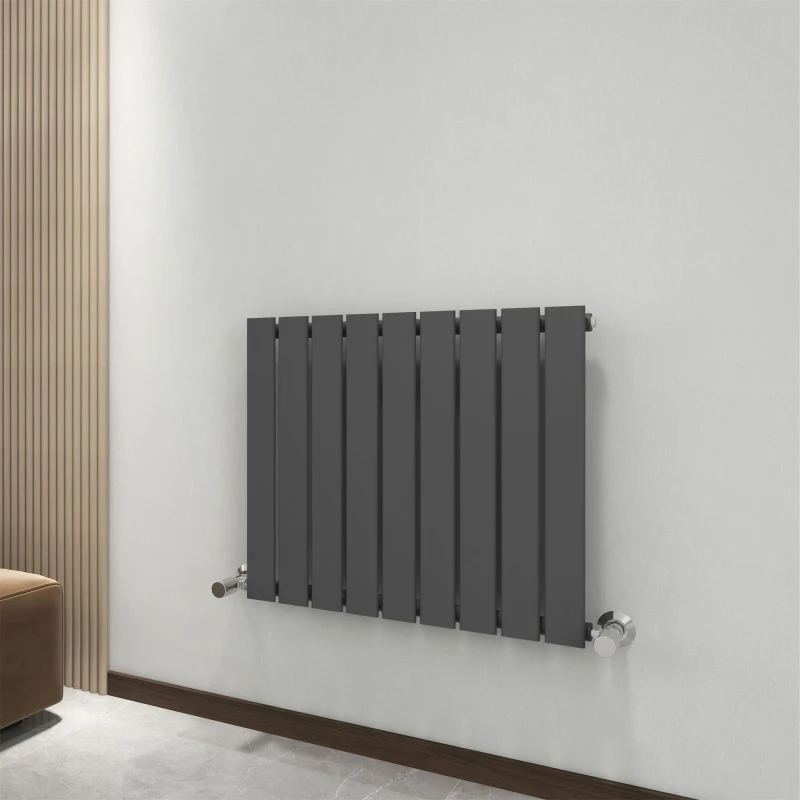 Image of MCC Direct Designer Flat Panel Single Radiator 600x612mm Anthracite Grey
