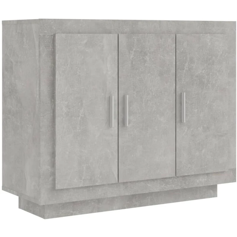 Image of VIDAXL Sideboard Concrete Grey 92x35x75cm Engineered Wood Vidaxl 8720286966396