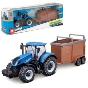 Image of New Holland T7.315 Tractor & Livestock Forwarder Model