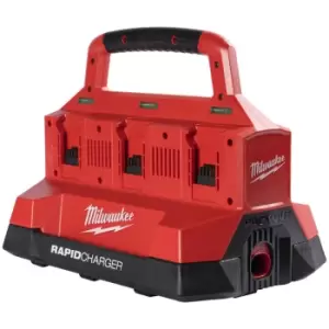 Image of Milwaukee - M18 PC6 18V packout Six Bay Rapid Charger