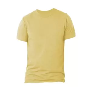 Image of Canvas Triblend Crew Neck T-Shirt / Mens Short Sleeve T-Shirt (2XL) (Peach Triblend)