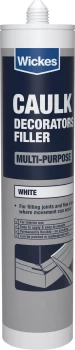 Image of Wickes Decorators Caulk - White 310ml