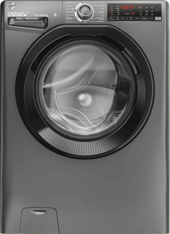 Image of Hoover H-WASH&DRY 350 H3DPS4966TAMBR80 WiFi Connected 9Kg / 6Kg Washer Dryer with 1400 rpm - Graphite - D Rated