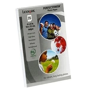 image of Lexmark (A6) PerfectFinish Photo Paper (35 Sheets)