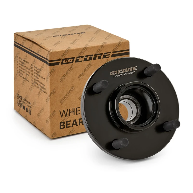 Image of goCORE GCF540157 Wheel bearing kit Rear Axle, without ABS sensor ring Wheel Bearing Kit (654)