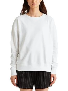 Image of Lauren by Ralph Lauren Kappy Long Sleeve-Knit - White, Size S, Women