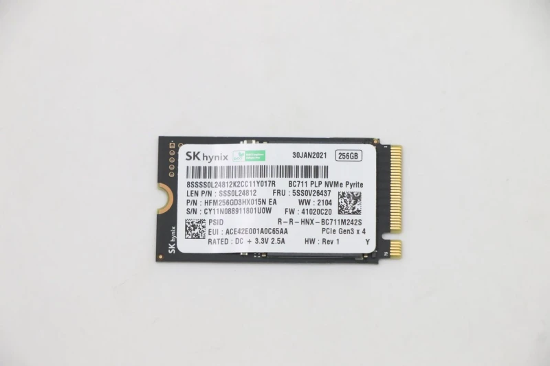 Image of Lenovo 256G M.2 2242 PCIe 3.0 NVMe