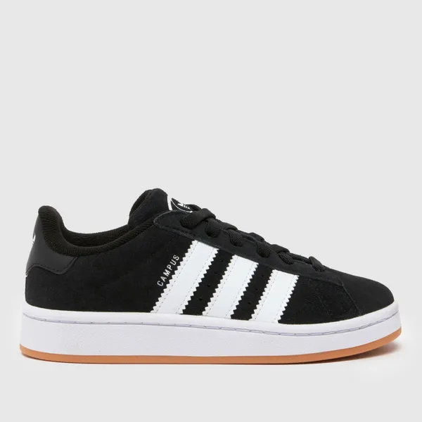 Image of adidas Black & white campus 00s Junior trainers Black & White UK 13 (EU 31½)