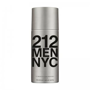 image of Carolina Herrera 212 Men NYC Deodorant 150ml