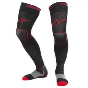 image of Alpinestars Long MX, black-red, Size S M, black-red, Size S M