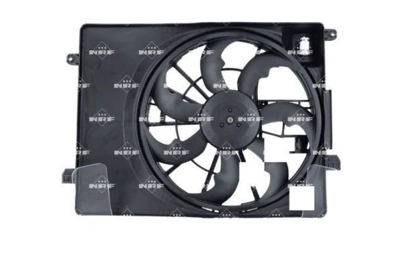 Image of NRF 470085 Cooling Fan with radiator fan shroud Fan,radiator (508)