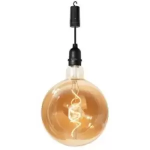 Image of Battery LED Garden Bulb Sphere - Black - Luxform