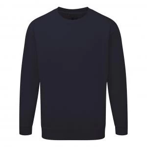 SuperTouch Small Sweatshirt PolyesterCotton Fabric with Crew Neck Navy