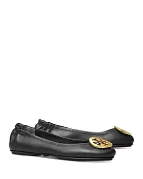 image of Tory Burch Womens Minnie Travel Ballet Flats