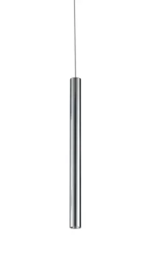 Image of Oboe Integrated LED Slim Aluminium Pendant, Chrome, 4000K