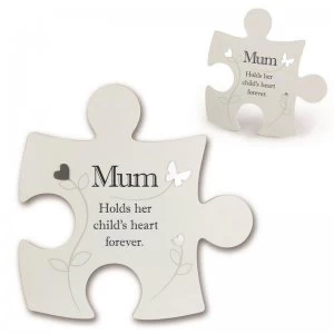 image of Sentiment Jigsaw Wall Art - Mum