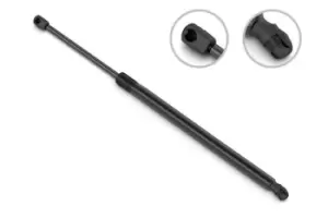 Image of STABILUS Tailgate strut 020890 Gas spring, boot- / cargo area,Boot struts VW,Golf V Schragheck (1K1),GOLF PLUS (5M1, 521)