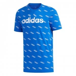 Image of adidas Mens Favorite T-Shirt - Blue