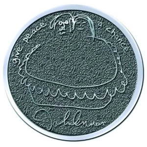 Image of John Lennon - Give Peace a Chance Pin Badge