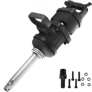 Image of VEVOR 4800N.m 1" Impact Wrench Drive Impact Air Gun Wrench 4800N.M Pneumatic Long Nose Hammer Tool Gun Power High Torque Car Truck Wheel Nut