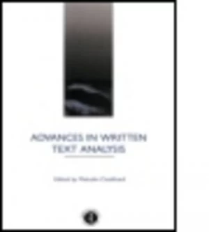Image of Advances in Written Text Analysis by Malcolm Coulthard Paperback