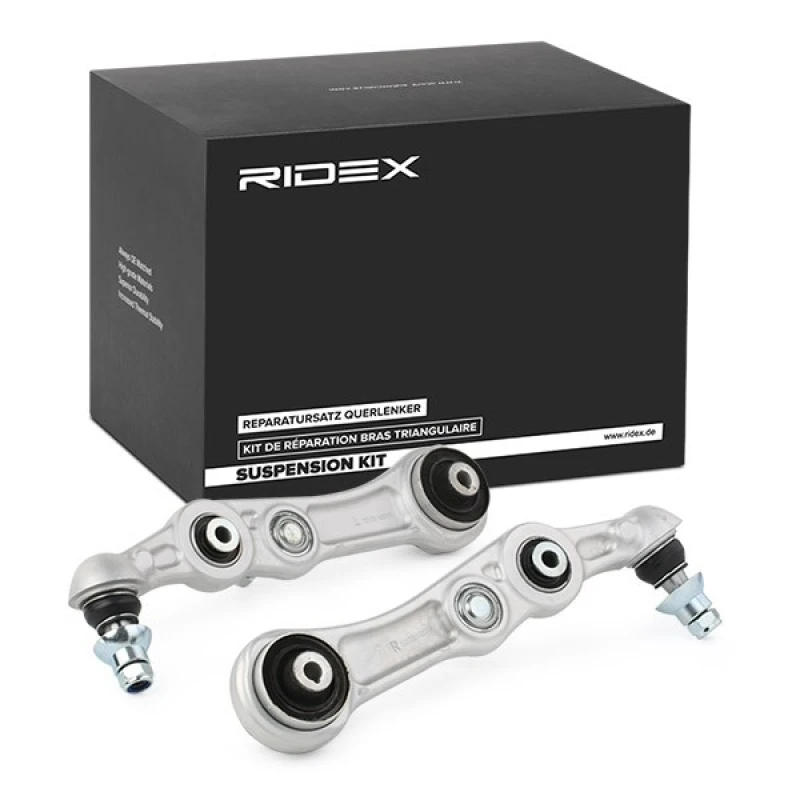 Image of RIDEX 772S0567 Control arm repair kit with ball joint, Front Axle, Control Arm Aluminium Suspension Kit (772)