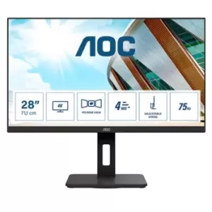 Image of U28P2A - Stunning image quality and connectivity in a 28 Ultra HD display