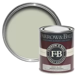 Image of Farrow & Ball Modern Eddy No. 301 Eggshell Paint, 750Ml