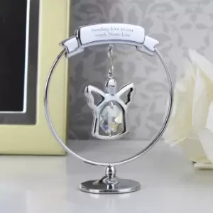 Image of Personalised Crystocraft Angel Ornament