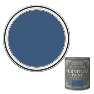 image of Rust-Oleum Cobalt Satinwood Furniture Paint, 125Ml