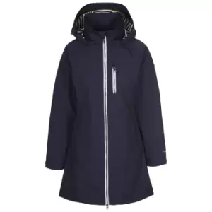 image of Trespass Womens/Ladies Occupy Waterproof Jacket (M) (Navy)