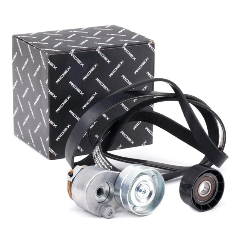 Image of RIDEX 542R0733 V-ribbed belt set V-Ribbed Belt Set (542)