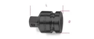 image of Beta Tools 730/15 Impact Socket Adaptor 1 1/2" Female x 1" Male Drive